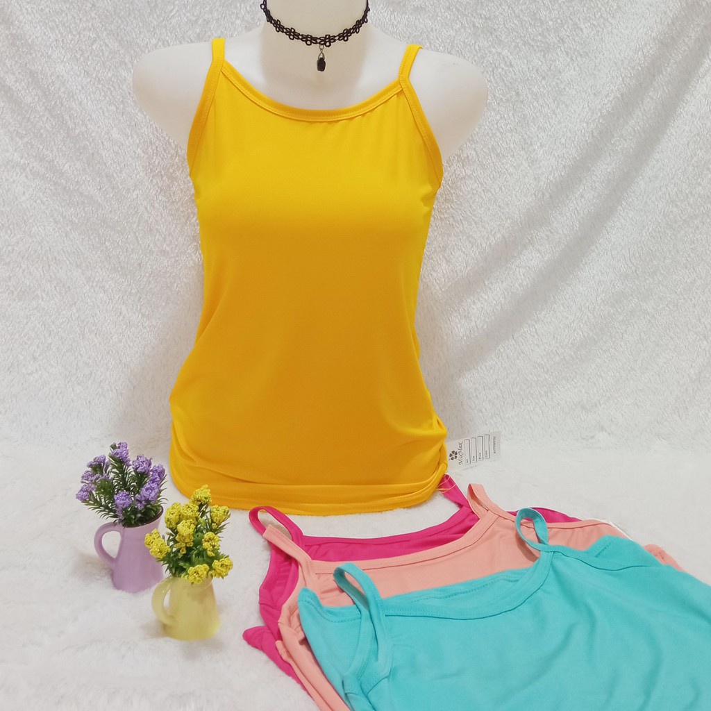 Tanktop Singlet Wanita Bahan Kaos One Size ,XL./ Tank Top Tali Kecil