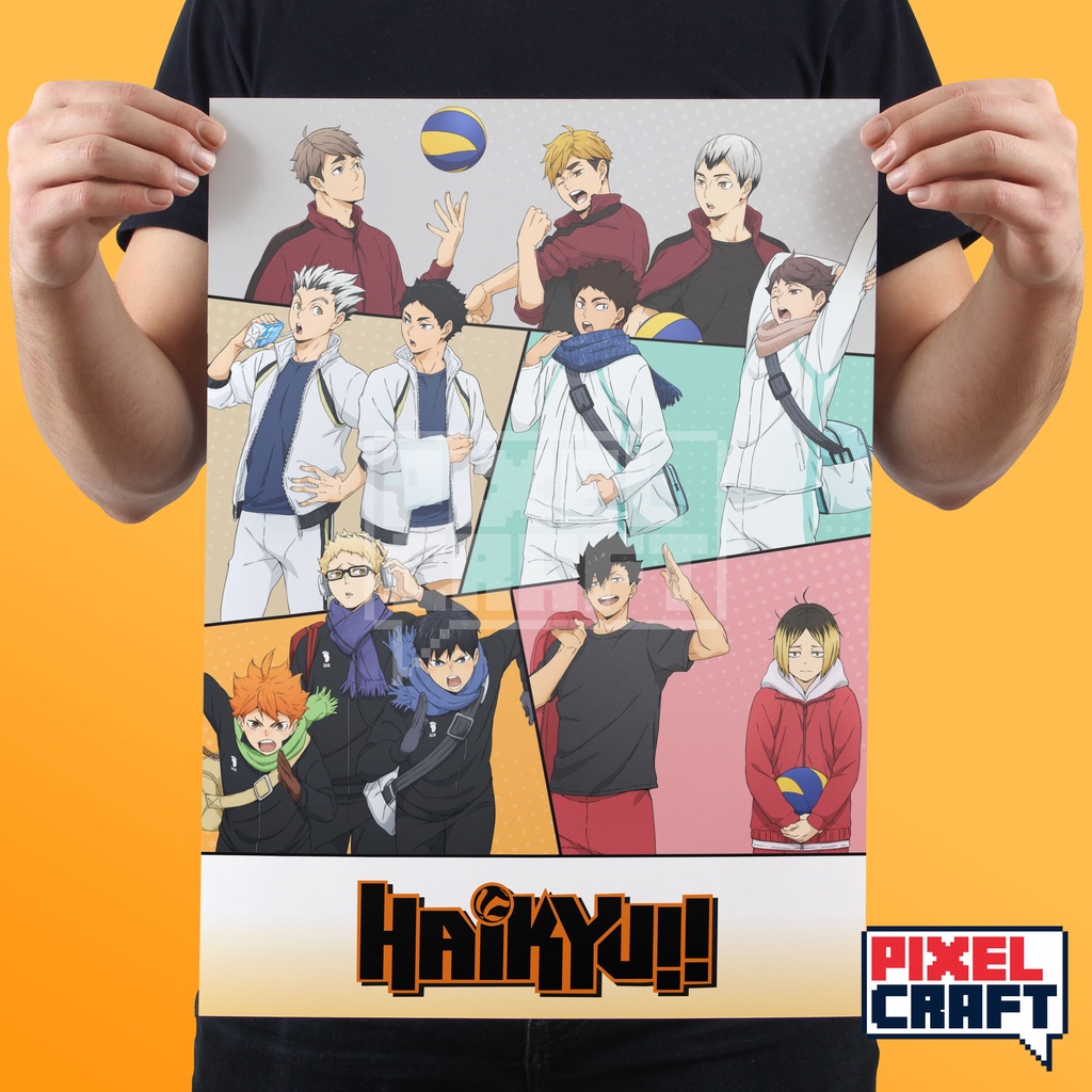 Poster Dinding Anime HAIKYUU Size - A3