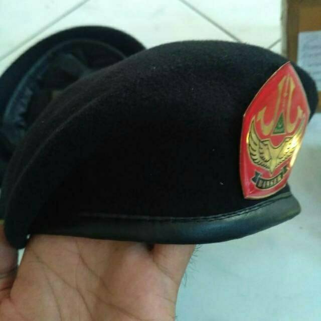 Baret hitam banser set emblem |BARET BANSER|TOPI BANSER