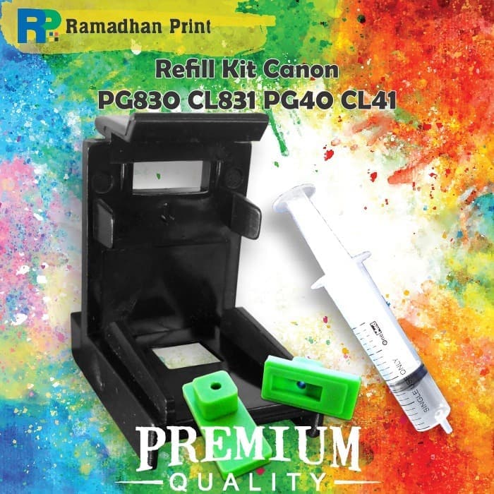 Refill Kit Canon 40 41 Tool Kit Penyedot Tinta Cartrige PG40 CL41 PG830 CL831 PG740 CL741 PG88 CL98