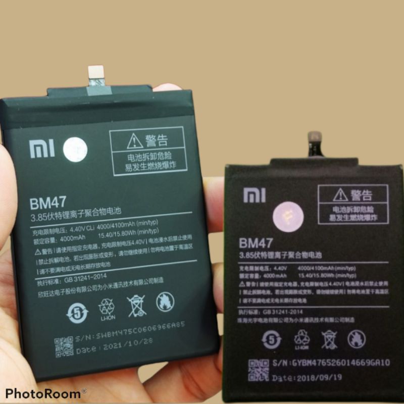 Baterai Xiaomi Redmi 3/Redmi 4x/3S/3pro/Bm-47 original