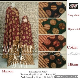 Mukena Mahesa couple