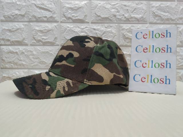 Topi Trucker Army Loreng Camouflage - S8R