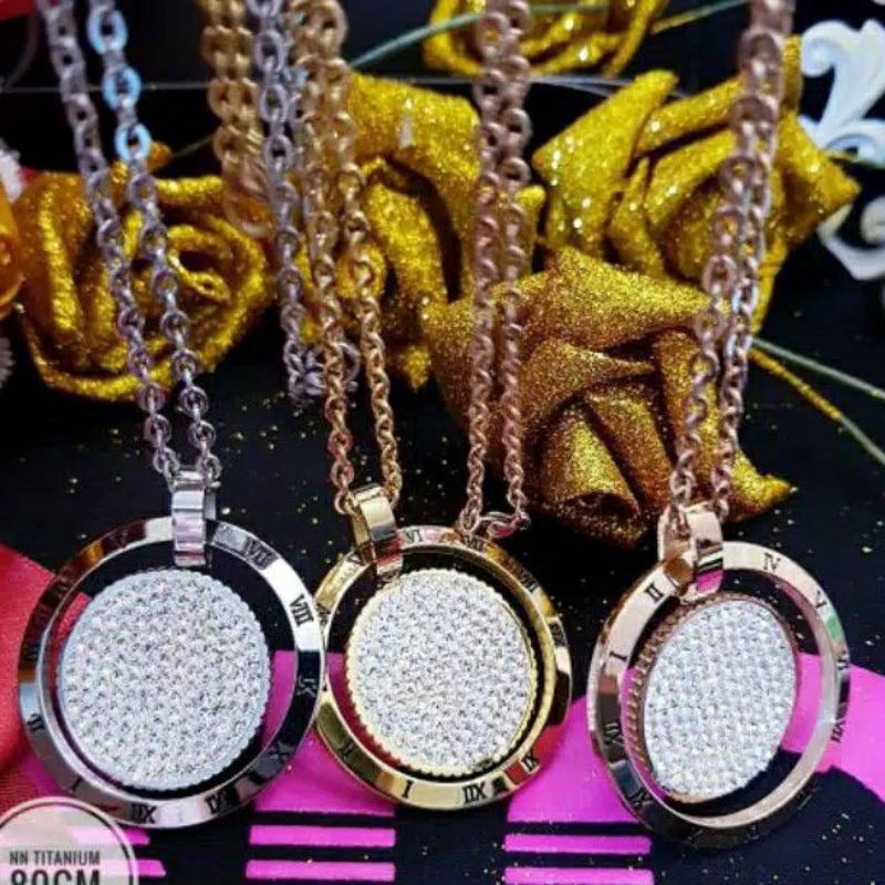 Kalung dan liontin  panjang 80cm