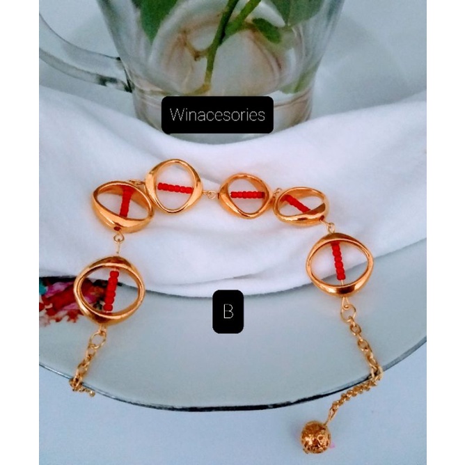 spoiled oval bracelet, Gelang tangan oval