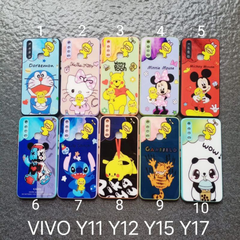 soft case Vivo Y11 Y12 Y12i Y15 Y17 U10 Y3 (9 motif ) gambar karakter cewek softcase softsell cover