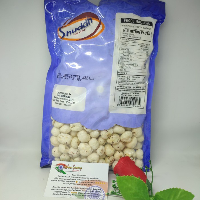 

SHUDDH PHOOL MAKHANA 100 GR