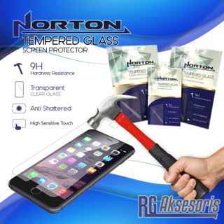 PROMO TEMPERED GLASS NORTON HP SAMSUNG GALAXY V KUALITAS BAGUS