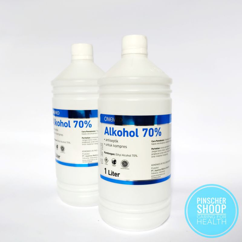 Alkohol 70% Onemed 1 Liter Antiseptik Alcohol