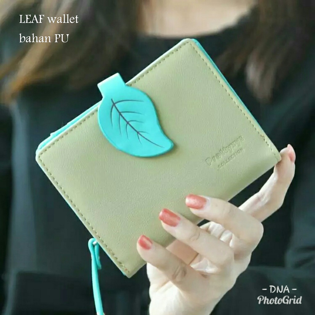 Promo Dompet Wanita Lucu Elegan Bahan Taiga Ukuran 10x10 Warna Ungu Tosca Biru Hitam Fanta Murah