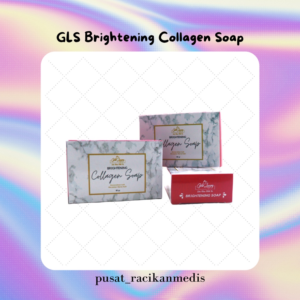 BAR SOAP COLLAGEN GLOW LUXURY BPOM /sabun wajah/sabun badan Glow Luxury