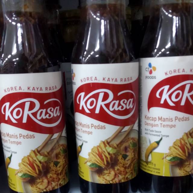 

Korea kaya rasa korasa kecap manis pedas dengan tempe 315gr 1pcs