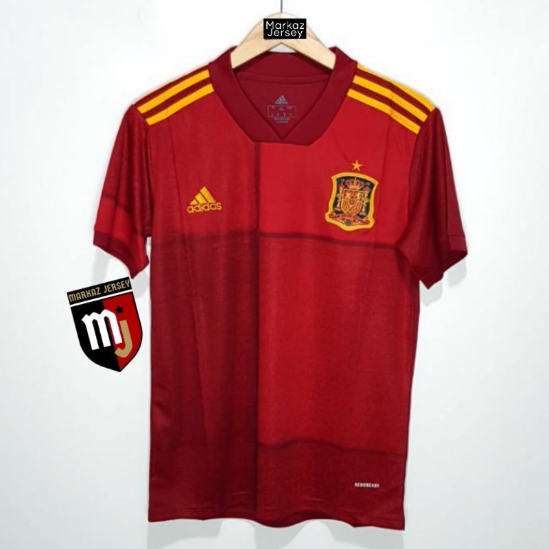 Jersey Bola Spanyol Home EURO 2021 Grade Ori