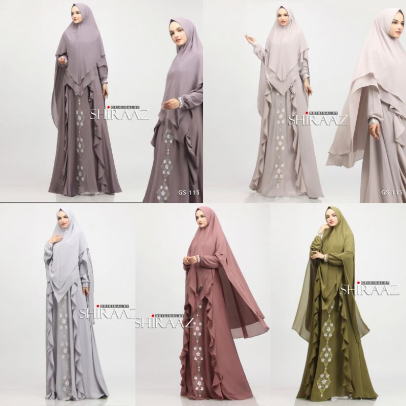 gamis syari original by shiraaz GS 115