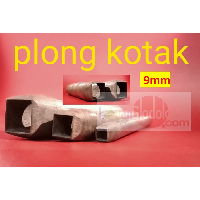 

Plong Kulit bentuk Kotak 9mm/Plong Kotak /Pembolong Kotak 9mm
