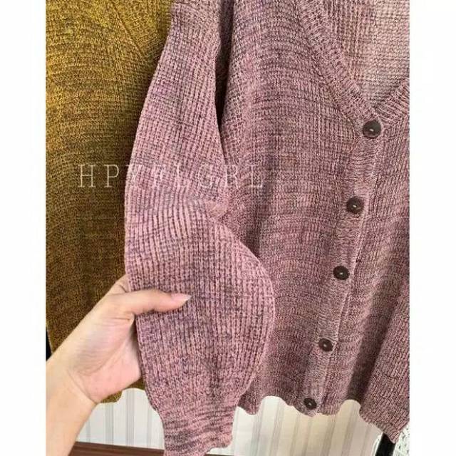 CARDI ELORA TUMBLR - Cardigan Rajut Kancing