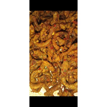 

usus krispi pedas daun jeruk 100gr