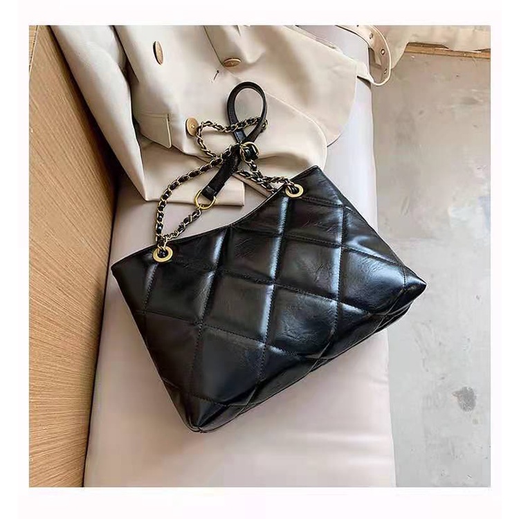 [HONYAN] Tas Tote Bag Wanita Import Tas Selempang Shoulder Wanita Tali Rantai - Jennifer Tote Bag