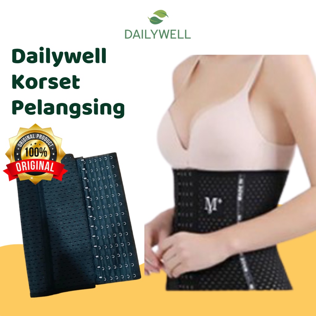 Dailywell UW15 Korset Pelangsing Pinggang Perut Pembentuk Tubuh Korset Ukuran Besar