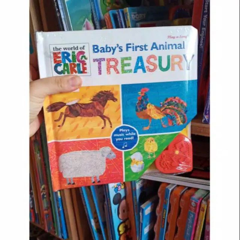 Eric Carle Baby's first Animal Treasure Sound Book / Buku imporr Eric carle