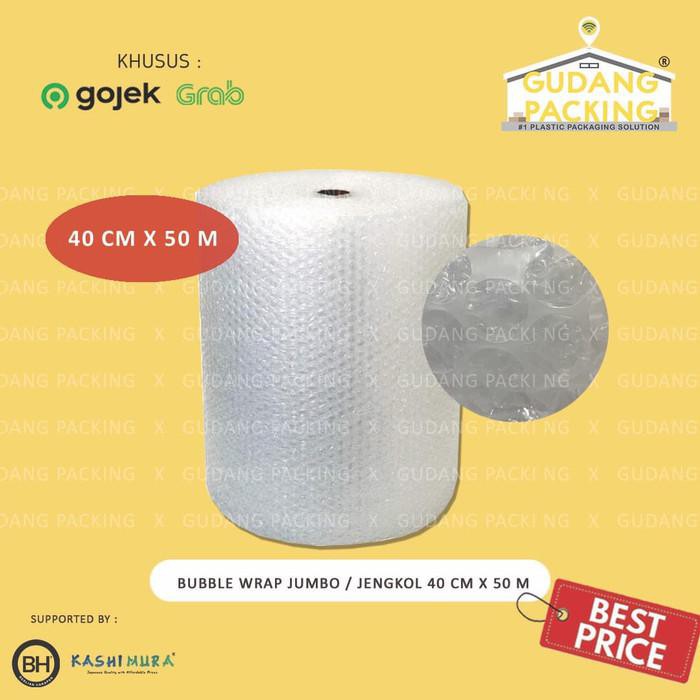 

PROMO - Bubble Wrap Jumbo/ AX / Jengkol 40cm x 50m - Jengkol 40 cm