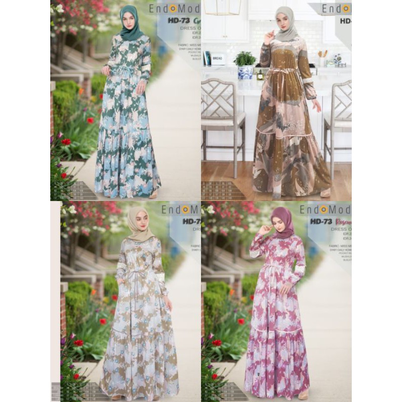 HD 73 Endomoda, HD73 Endomoda, Gamis Daily Endomoda Hd 73, Gamis Daily Motif, Gamis Motif