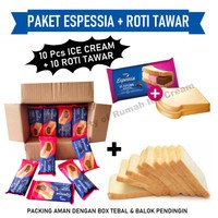 

Paket Ice Cream Potong Espessia + Roti Tawar