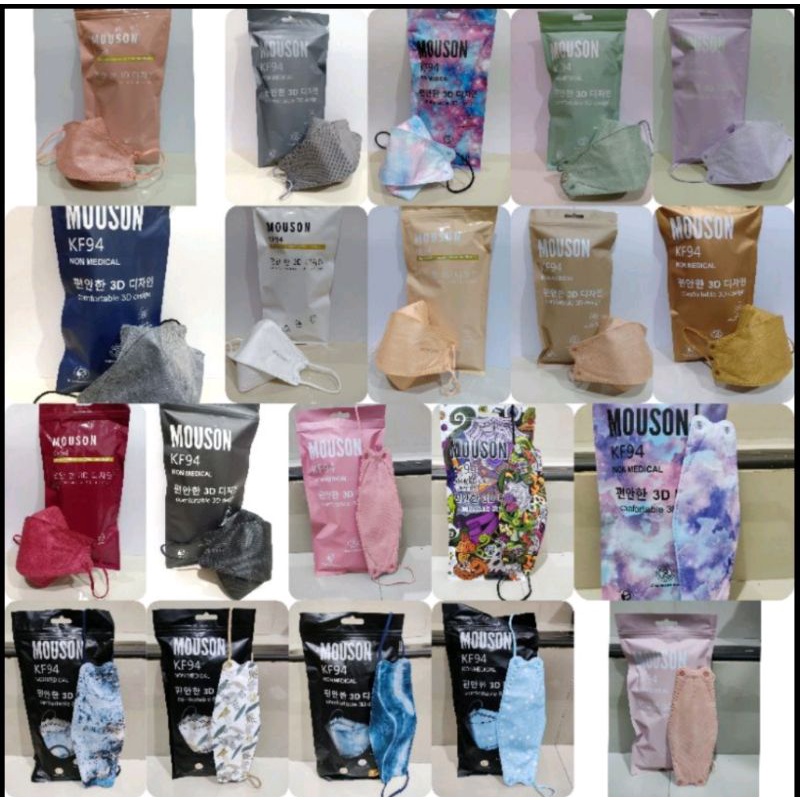 Masker MOUSON KF94 isi 10pc tali senada