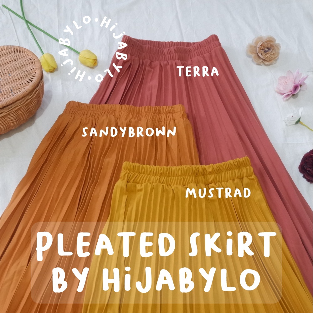 PLEATED SKIRT / ROK PLISKET MURAH BY ARUNA OUTFIT