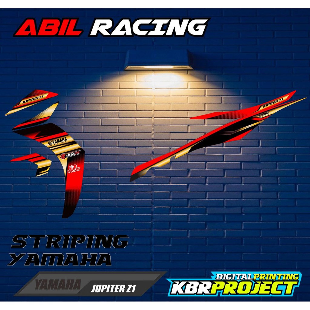 Striping - stiker motor -striping variasi jupiter z1