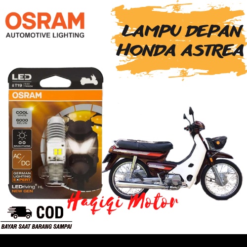 Lampu Depan Led Osram Astrea Grand Original T19