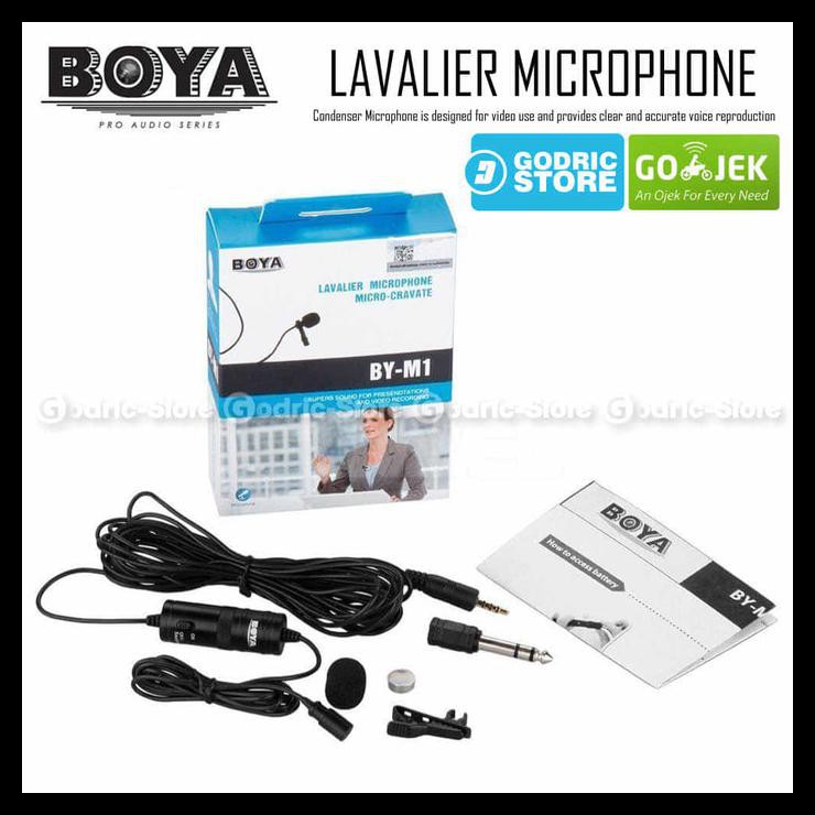 Boya Clip-On Microphone By-M1 For Dslr, Smartphone, Camcorders & Pc 01 02 03 04 05 06 07 08 09 10