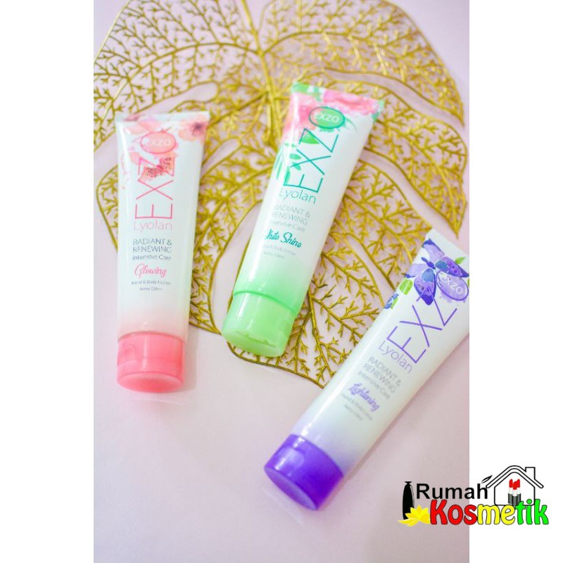 (BACA DESKRIPSI )PROMO Exzo Lyolan Hand & Body Lotion/ LOTION GLOWING/BODY LOTION PEMUTIH 120ML BISA