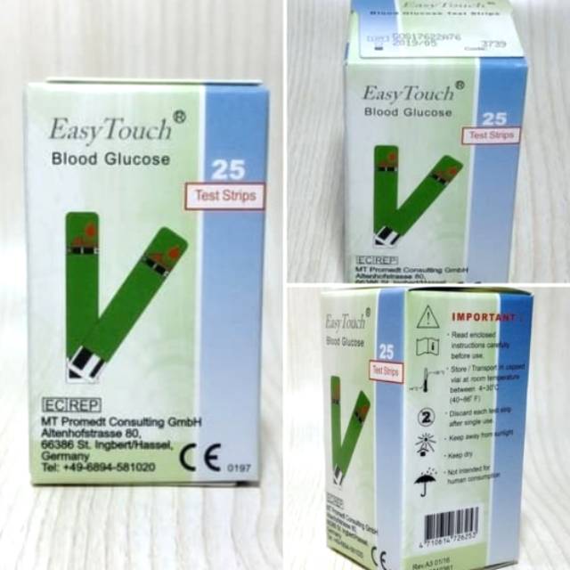 

Strip Cek Gula Darah / Glucose Easy Touch isi 25 EasyTouch MultiCheck