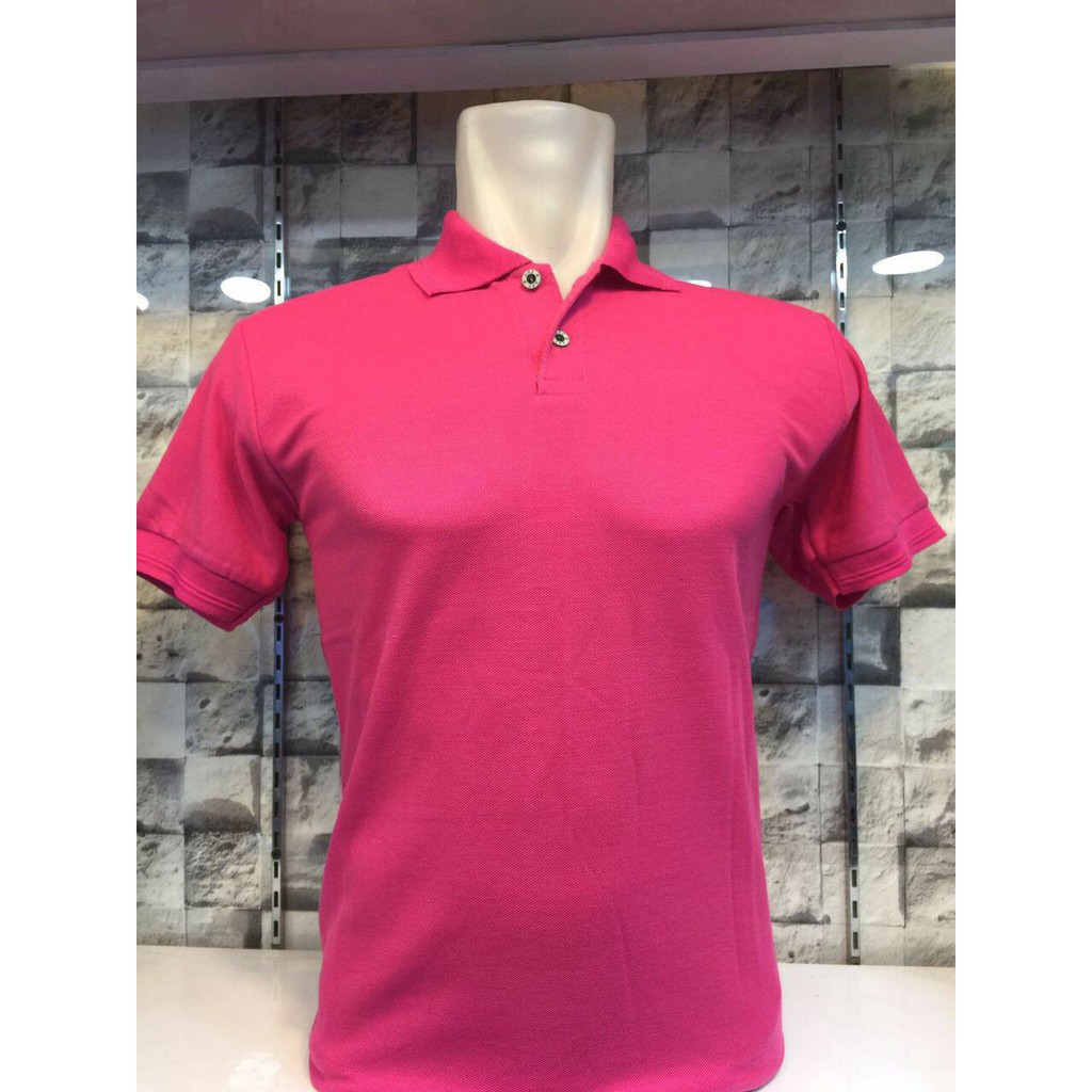 baju polo pink