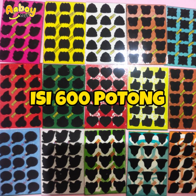 GOSOKAN BOM MAINAN GOSOKAN BOM 15 TITIK ISI 600 POTONG MOTIF CAMPUR BELAKANG BLOK HITAM GOSOK GOSOKAN BOM MAINAN GOSOKAN MAINAN GOSOKAN ANAK GOSOK BOM GOSOKAN TENGKORAK