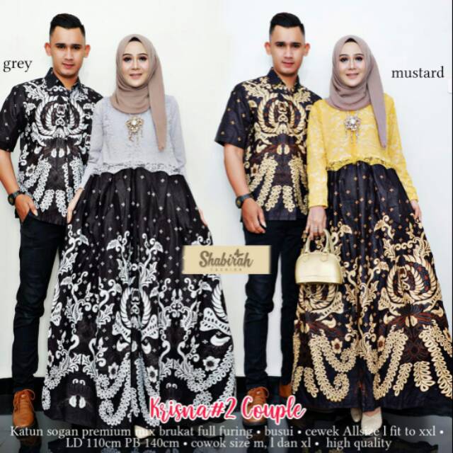 15 Trend Terbaru Gambar Baju Couple Buat Kondangan  Hole 