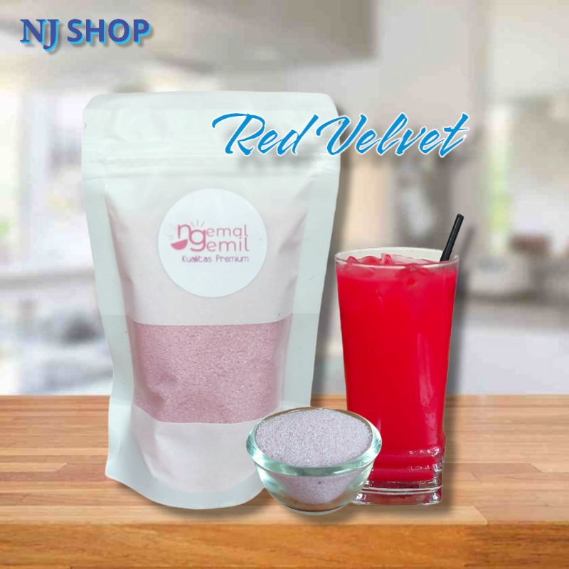 

[Powder Drink] - Bubuk Minuman Rasa Red Velvet / Serbuk Minuman Kekinian / Powder Drink Kualitas Premium