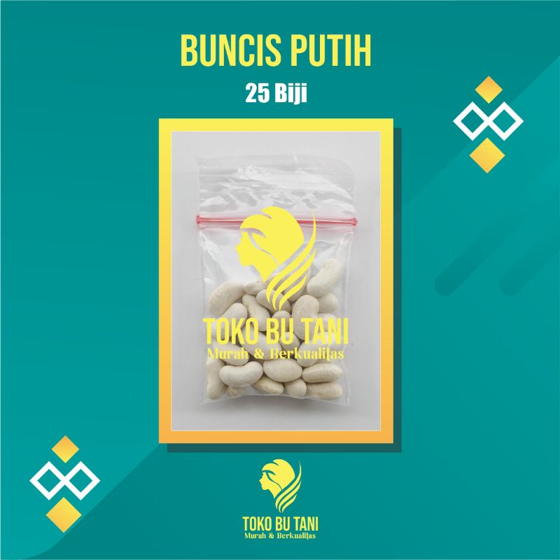 Benih Buncis Putih Sayuran Unggul Benih Sayuran Repack Berkualitas