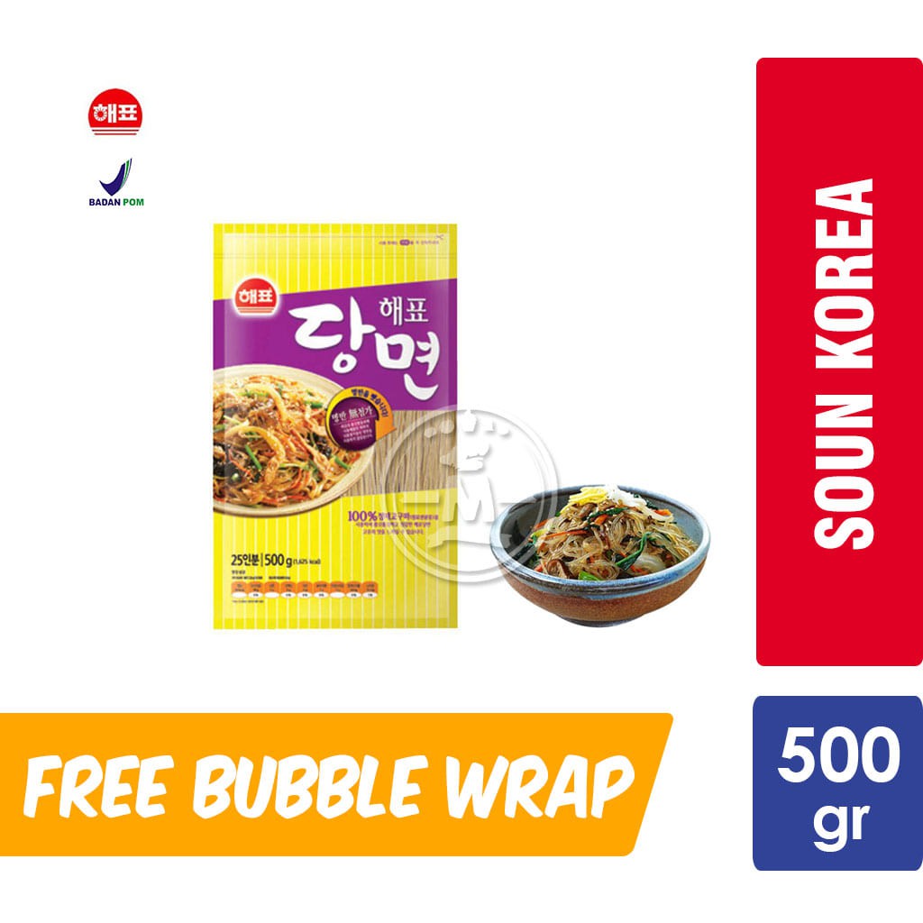 

Sajo Soun Korea / Korean Vermicelli / Dangmyeon / Bihun Hitam Korea / Japchae 500gr
