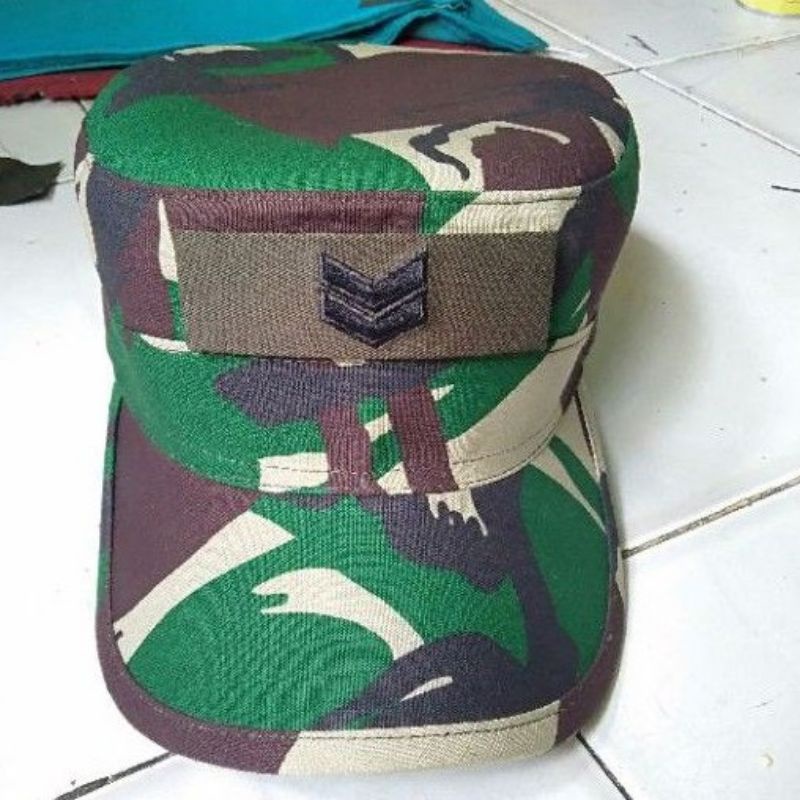 topi komando loreng tni/topi komando pdl tni