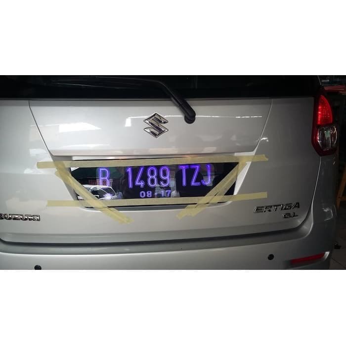 Plat Nomor Mobil Custom Mirror Akrilik Depan Belakang