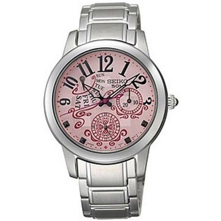 Seiko Ladies Criteria SPA771P1 Retrograde Pink Dial Jam Tangan Wanita Original SPA771