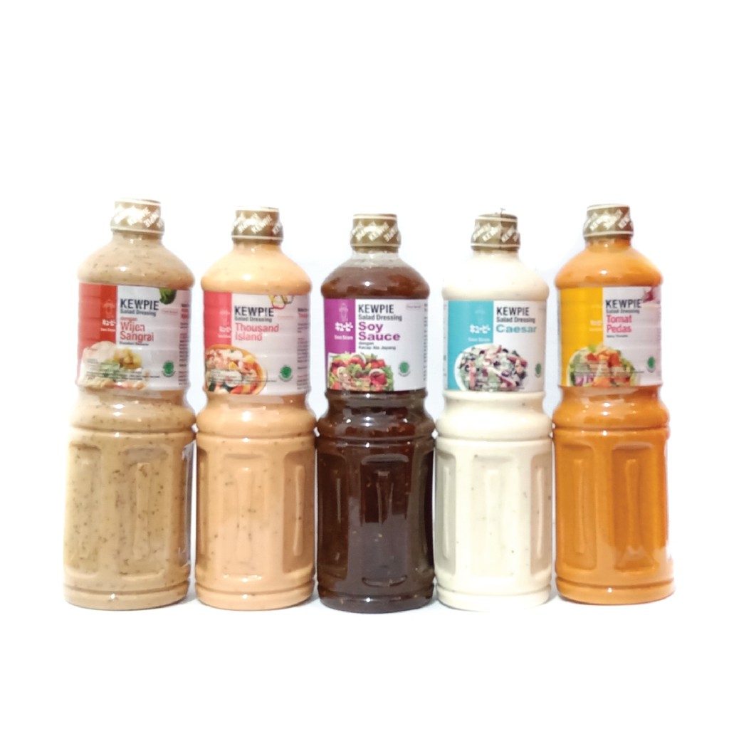 KEWPIE Salad Dressing 1 Liter Wijen Sangrai Thousand Island Caesar