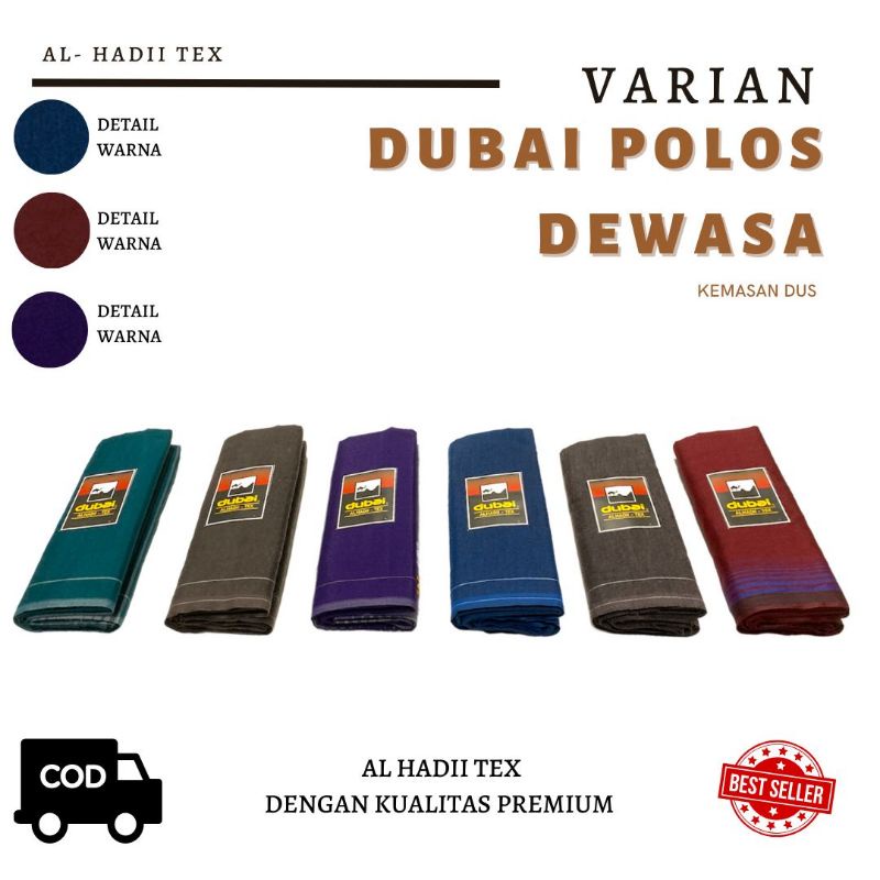 SARUNG TENUN POLOS DUS