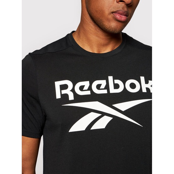 Reebok Workout Ready Supremium Men's Tee FK6219 Black Work Sup Baju olahraga Kaos Pria sport Atasan