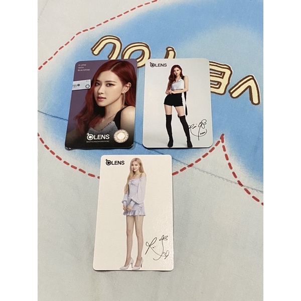 BOOKED‼️Rose photocard rosé blackpink pc olens 2018 2019 jennie lisa jisoo official