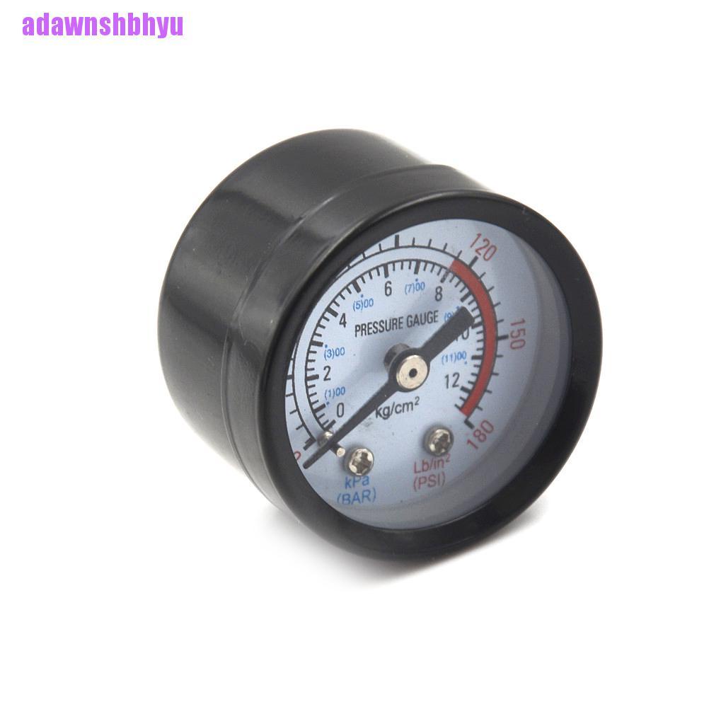 Manometer Pengukur Tekanan Pompa Gas Ukuran 10mm 0-12BAR