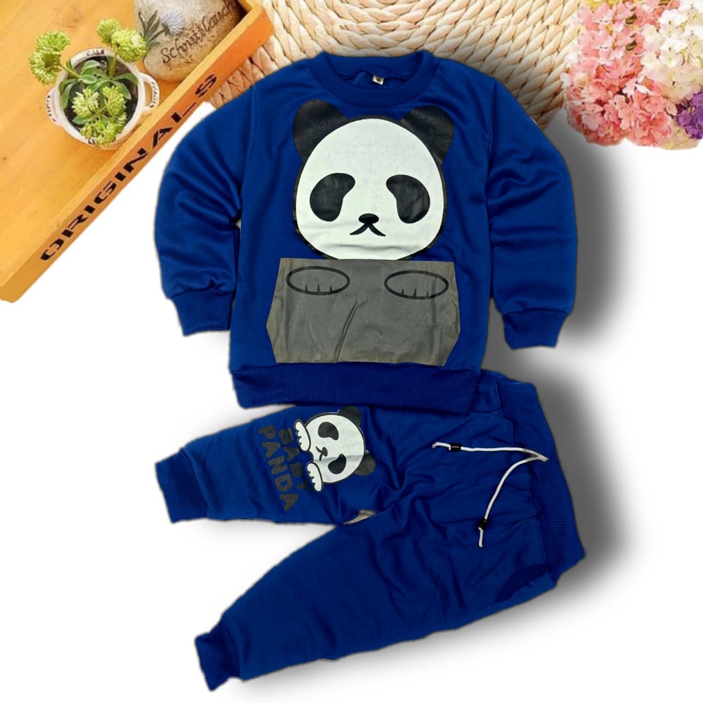 Setelan Panda Anak Baju setelan anak laki laki Setelan anak perempuan Baju anak 1-6 Tahun