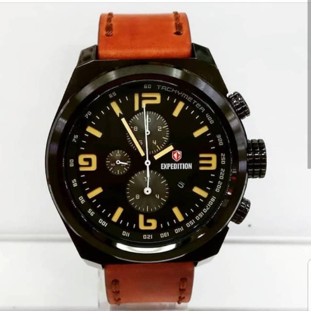 EXPEDITION ORIGINAL E6356 JAMTANGAN PRIA KULIT COKLAT